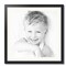 ArtToFrames 26x26" Matted Picture Frame with 22x22" Single Mat Photo Opening Framed in 1.25" Black and 2" Mat (FWM-3926-26x26)